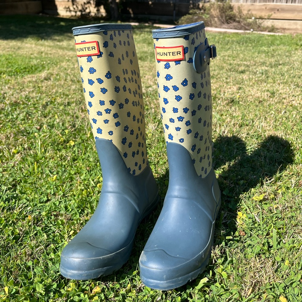 Hunter Floral Rainboots Boots